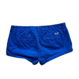 Hollister blue mini shorts summer low rise